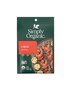 Simply Organic Cajun Dry Rub 0.88 oz.