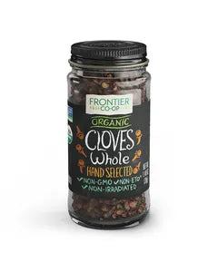 Frontier Co-op Organic Hand Select Whole Cloves 1.40 oz.