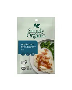 Simply Organic Vegetarian Brown Gravy Seasoning Mix 1.0 oz