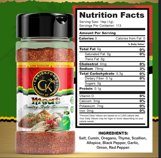Caribbean Kitchen Kosher Meat Seasoning