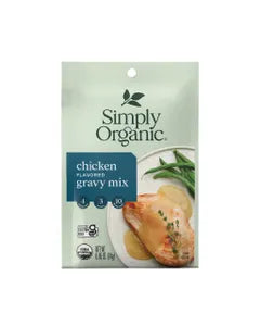 Simply Organic Chicken Flavored Gravy Mix 0.85 oz