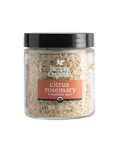 Simply Organic Citrus Rosemary Finishing Salt 2.58 oz